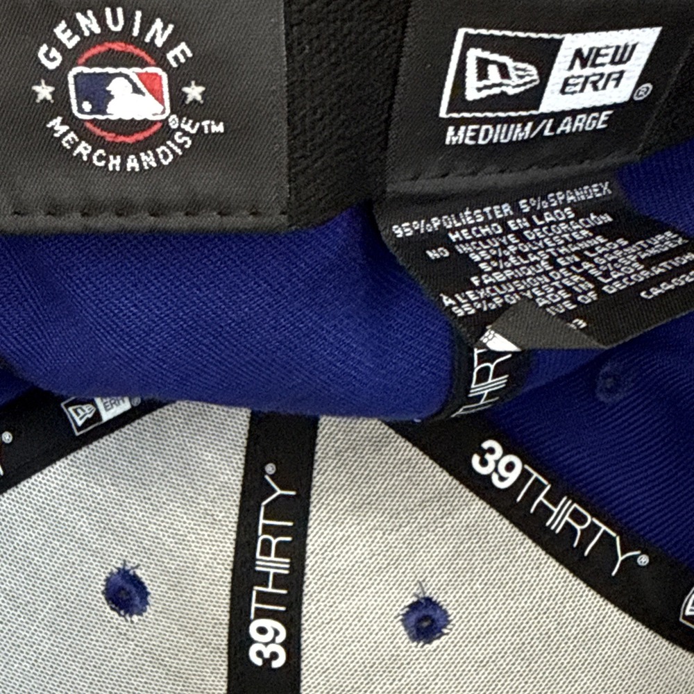 Los Angeles Dodgers —39Thirty New Era Baseball Blue Hat Med-large Size Fitted - Picture 8 of 8